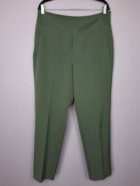 Athleta TALL Endless High Rise Tapered Ankle Pants Green size 14